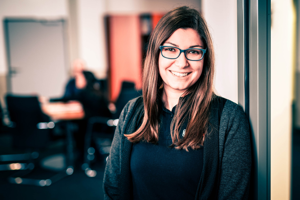 Portrait einer lächelnden Frau